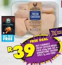 Shoprite Farmbest fresh chicken braai pack offer