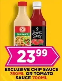 Goal Supermarket Exclusive chip sauce or tomato sauce offer