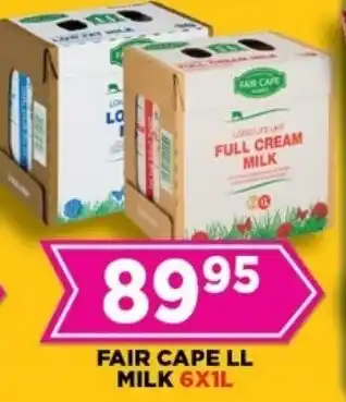 Goal Supermarket Fair cape long life milk offer