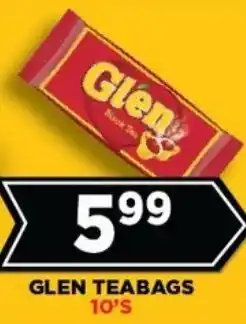 Goal Supermarket Glen teabags offer