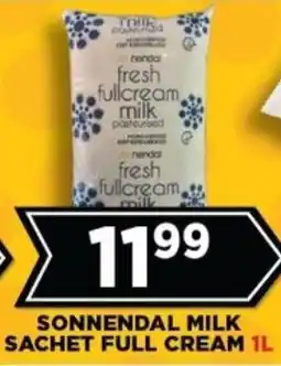 Goal Supermarket Sonnendal milk sachet full cream offer