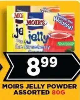 Goal Supermarket Moirs jelly powder assorted offer