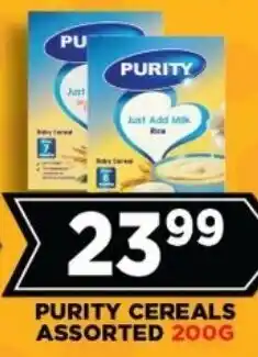 Goal Supermarket Purity cereals assorted offer