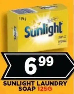 Goal Supermarket Sunlight laundry soap offer