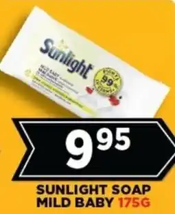 Goal Supermarket Sunlight soap mild baby offer