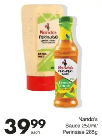 Save Hyper Nando's Sauce/ Perinaise offer