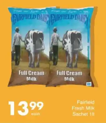 Save Hyper Fairfield Fresh Milk Sachet offer
