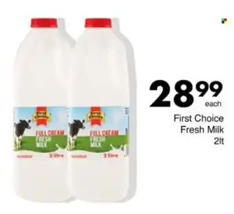 Save Hyper First Choice Fresh Milk offer