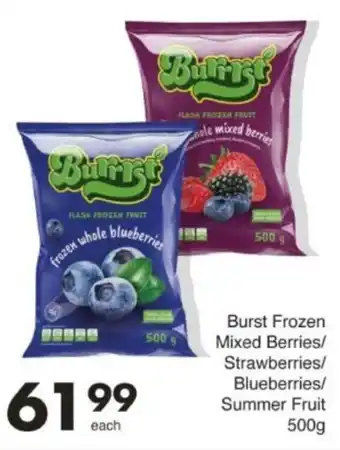 Save Hyper Burst Frozen Mixed Berries/ Strawberries/ Blueberries/ Summer Fruit offer