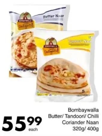 Save Hyper Bombaywalla Butter/ Tandoori/ Chilli Coriander Naan offer