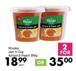 Save Hyper Rhodes Jam In Cup Apricot & Peach offer