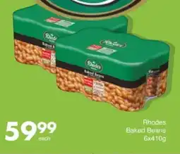 Save Hyper Rhodes Baked Beans offer