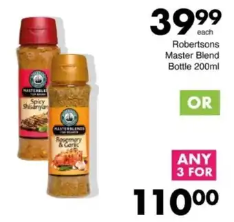 Save Hyper Robertsons Master Blend Bottle offer