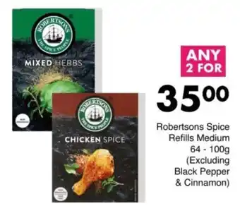 Save Hyper Robertsons Spice Refills Medium offer