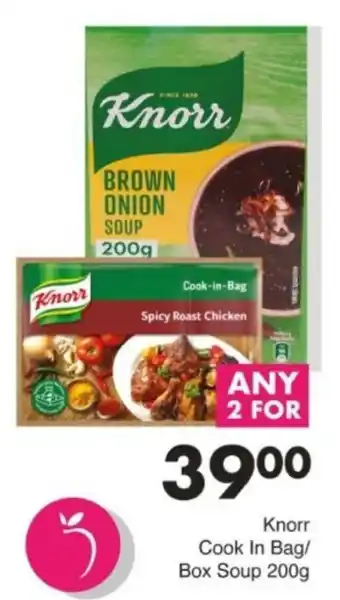Save Hyper Knorr Cook In Bag/ Box Soup offer