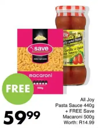 Save Hyper All Joy Pasta Sauce offer