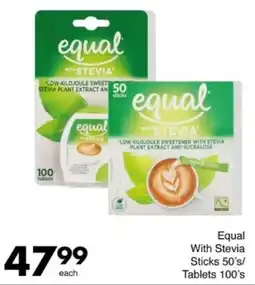 Save Hyper Equal With Stevia Sticks/ Tablets offer