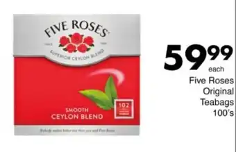 Save Hyper Five Roses Original Teabags offer