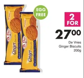 Save Hyper De Vries Ginger Biscuits offer