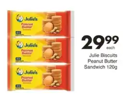 Save Hyper Julie Biscuits Peanut Butter Sandwich offer