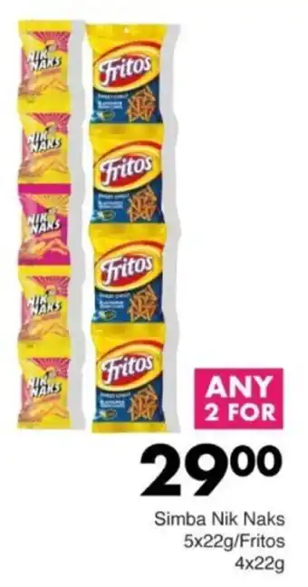 Save Hyper Simba Nik Naks/ Fritos offer
