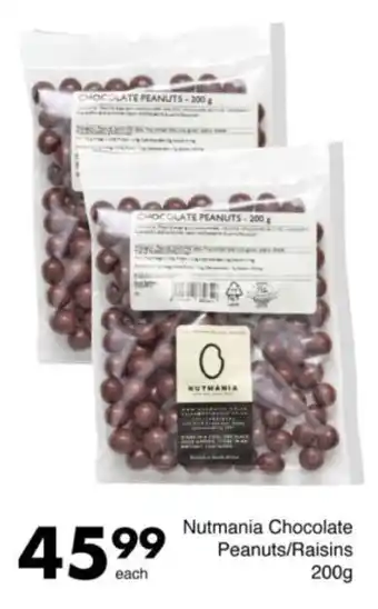 Save Hyper Nutmania Chocolate Peanuts/ Raisins offer