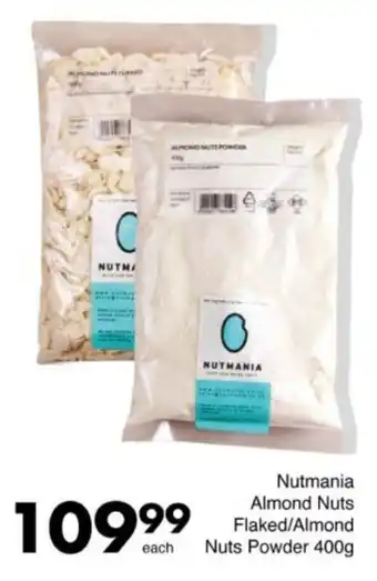 Save Hyper Nutmania Almond Nuts Flaked/ Almond Nuts Powder offer