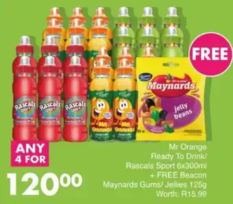 Save Hyper Mr Orange Ready To Drink/ Rascals Sport offer