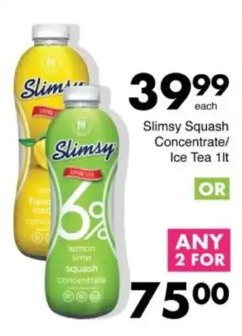 Save Hyper Slimsy Squash Concentrate/ Ice Tea offer