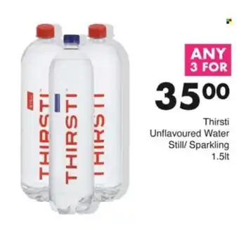 Save Hyper Thirsti Unflavoured Water Still/ Sparkling offer