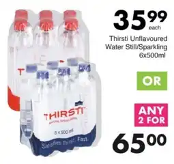 Save Hyper Thirsti Unflavoured Water Still/ Sparkling offer