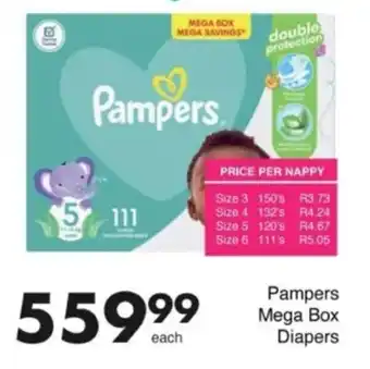 Save Hyper Pampers Mega Box Diapers offer