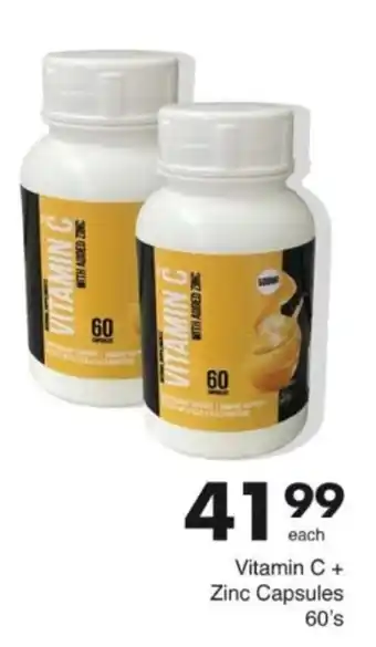 Save Hyper Vitamin C + Zinc Capsules offer