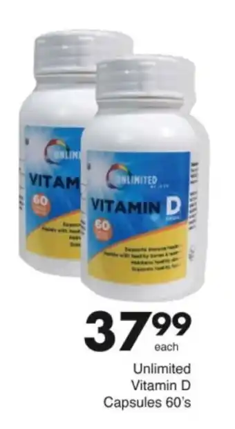 Save Hyper Unlimited Vitamin D Capsules offer