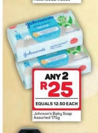 Pick n Pay Johnson's Baby Soap Assorted 175g offer