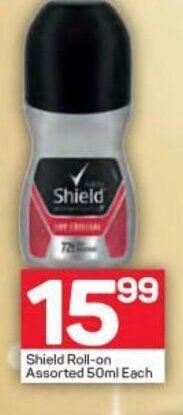 Pick n Pay Shield Roll-On Assorted 50ml each offer