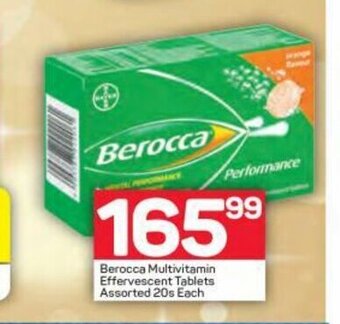 Pick n Pay Berocca Multivitamin Effervescent Tablets Assorted 20s each offer