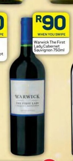 Pick n Pay Warwick The First Lady Cabernet Sauvignon 750ml offer