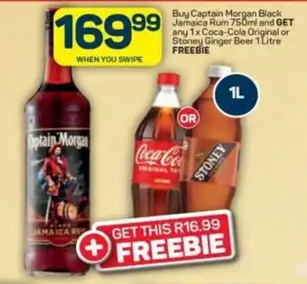Pick n Pay Buy Captain Morgan Black Jamaica Rum 750ml offer