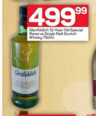 Pick n Pay Glenfiddich 12-Year-Old Specal Reserve Single Malt Scotch Whisky 750ml offer