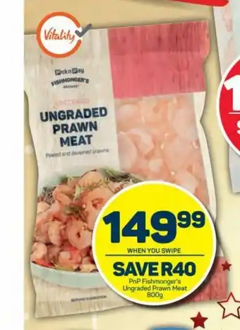 Pick n Pay PnP Fishmonger's Ungraded Prawn Meat 800g offer