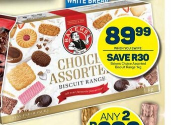 Pick n Pay Bakers Choice Assorted Biscuit Range 1kg offer