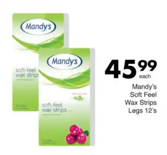 Save Hyper Mandy's Soft Feel Wax Strips Legs offer