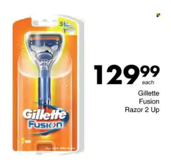 Save Hyper Gillette Fusion Razor 2 Up offer