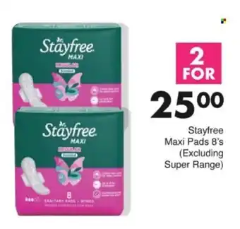 Save Hyper Stayfree Maxi Pads offer