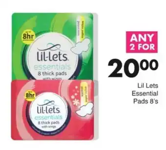 Save Hyper Lil Lets Essential Pads offer