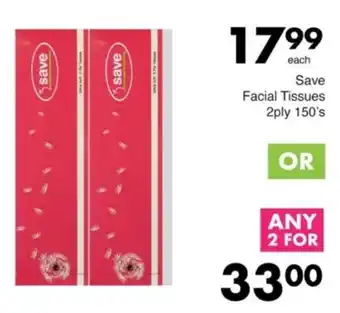 Save Hyper Save Facial Tissues 2ply offer
