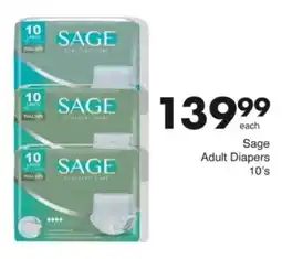 Save Hyper Sage Adult Diapers offer