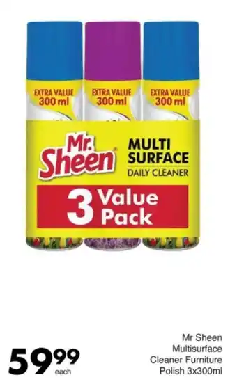 Save Hyper Mr Sheen Multisurface Cleaner Furniture Polish offer