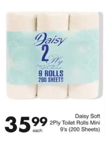 Save Hyper Daisy Soft 2Ply Toilet Rolls Mini offer